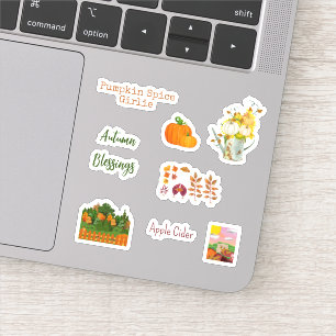 Pegatinas del Vinyl de la temporada de otoño
