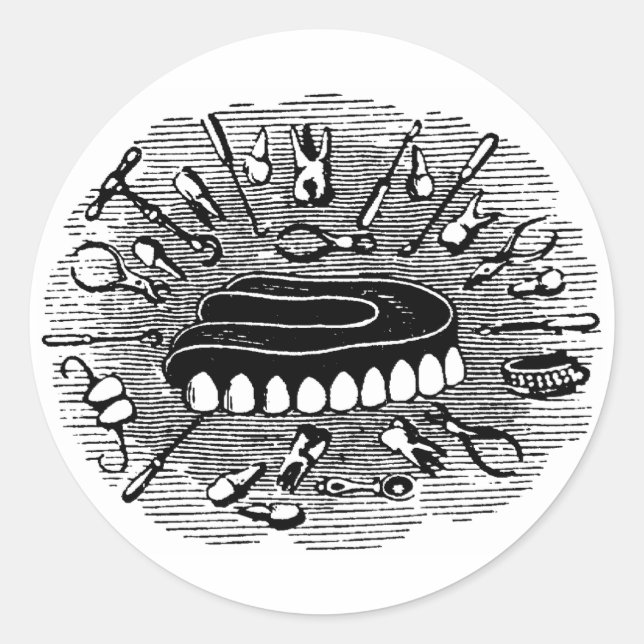 Pegatinas dentales (Anverso)