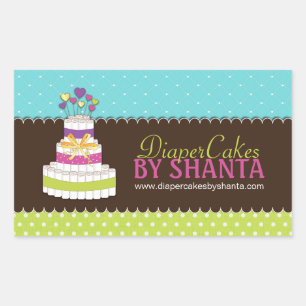 Pegatinas Diaper Cake