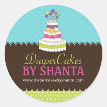Pegatinas Diaper Cake