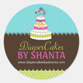 Pegatinas Diaper Cake