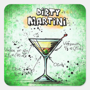 Pegatinas Dirty Martini