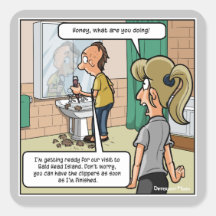 Pegatinas divertidos de Bald Head Island