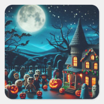 Pegatinas divertidos de Halloween
