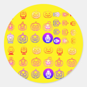 Pegatinas divertidos de Halloween