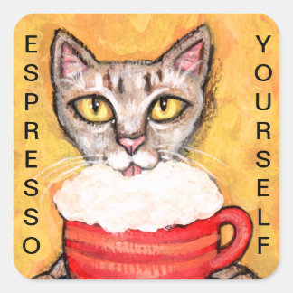 Pegatinas divertidos de la colección de gatos abys