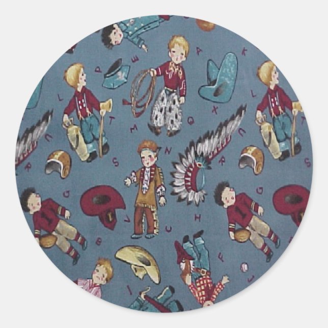 Pegatinas divertidos de los Cowboys (Anverso)