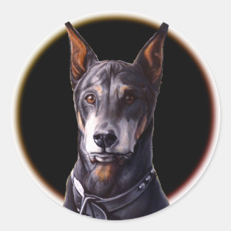 Pegatinas Doberman Pegatinas de perro Doberman Pin