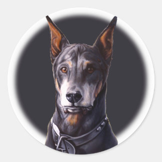 Pegatinas Doberman Pegatinas de perro Doberman Pin