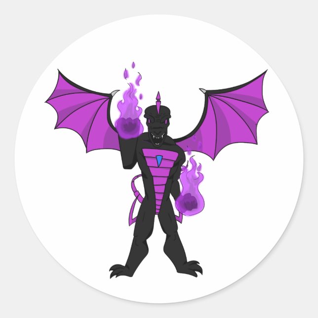 Pegatinas Dusk Dragon (Anverso)