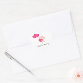 Pegatinas El día de San Valentín de Cute Teddy