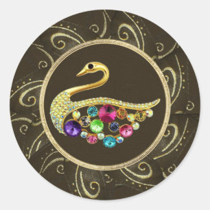 Pegatinas elegantes de la impresión de la foto de