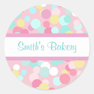 Pegatinas Empresariales Personalizadas Pastel