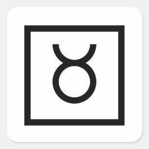 Pegatinas en astrología de signos de Taurus Bull Z