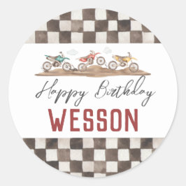 Pegatinas en bicicleta sucia y Pegatinas en motoci