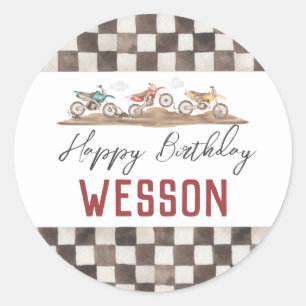 Pegatinas en bicicleta sucia y Pegatinas en motoci