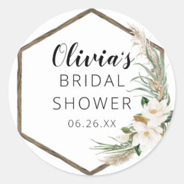 Pegatinas en favor de los sobres de guirnaldas boh