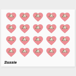 Pegatinas en forma de corazón
