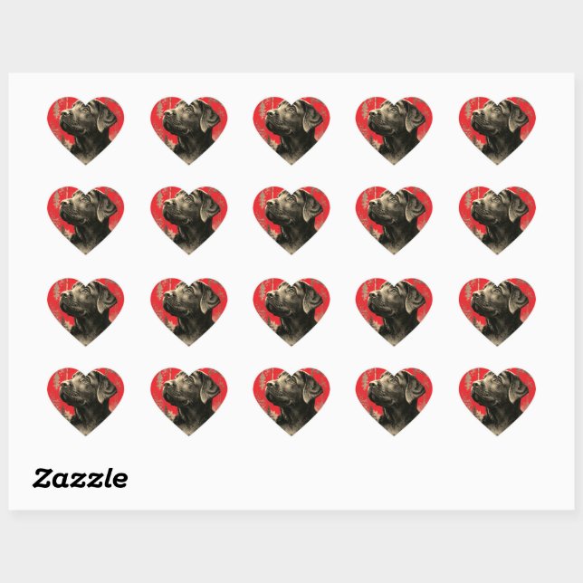 Pegatinas en forma de corazón (Hoja)