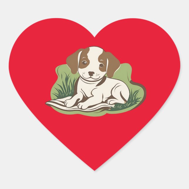 Pegatinas en forma de corazón (Anverso)