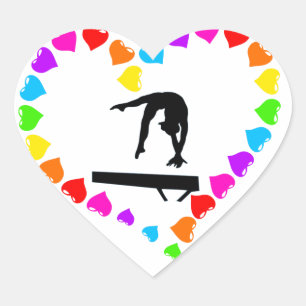 Pegatinas en gimnasia cardiaca