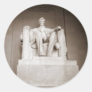 Pegatinas en memoria de Lincoln