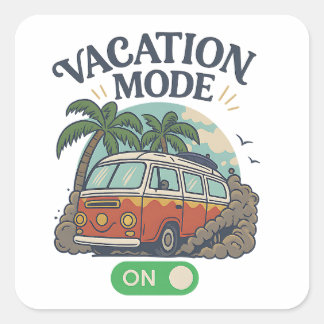 Pegatinas En Modo De Vacaciones Activado - VW Retr