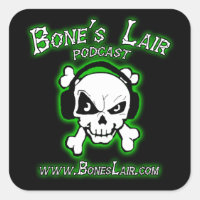 Pegatinas en podcast de Bone