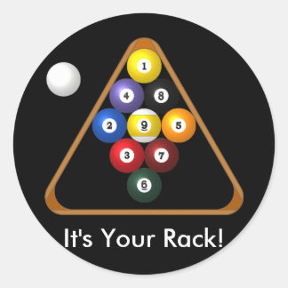 pegatinas en rack de 9 bolas