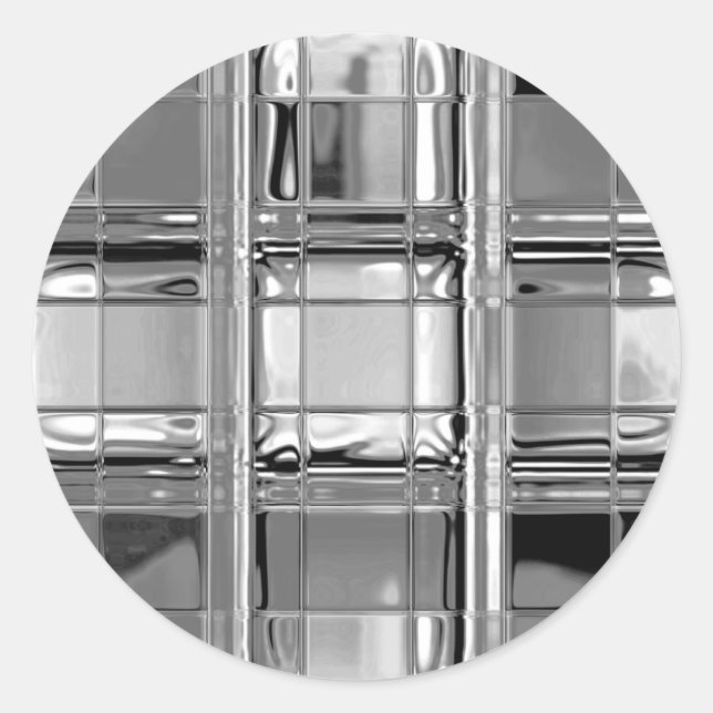 PEGATINAS en tonos de mosaico de vidrio gris (Anverso)