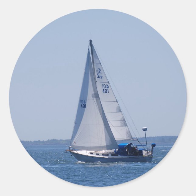 Pegatinas en velero (Anverso)