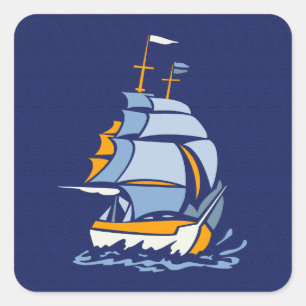 Pegatinas en velero, personalizable