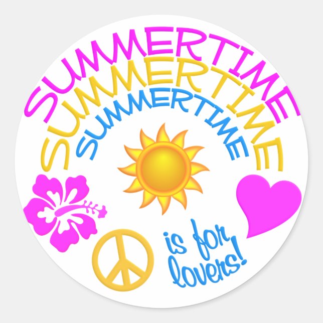 Pegatinas en verano (Anverso)