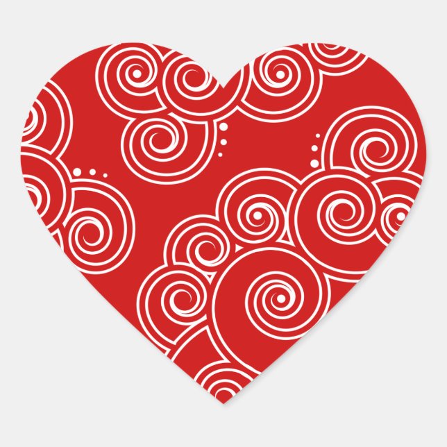 Pegatinas encantadores blancos de los corazones de (Anverso)