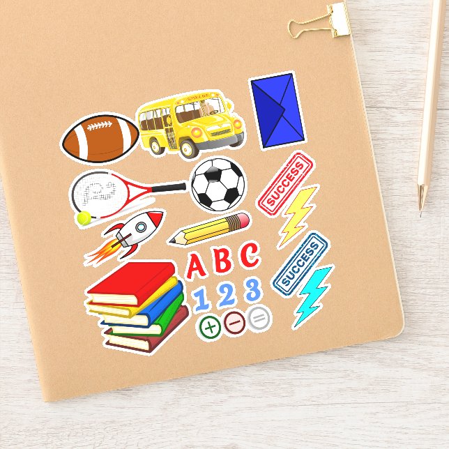 Pegatinas Escolares Educativas (Libros de Activida (Cuaderno)