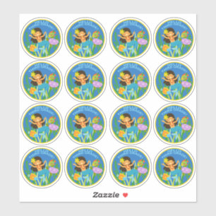 Pegatinas escolares ¡Hola tercer grado!