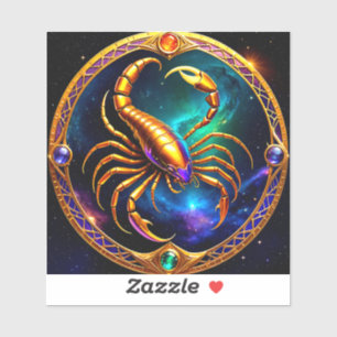 Pegatinas Escorpio Zodiaco, Zodiaco Celeste