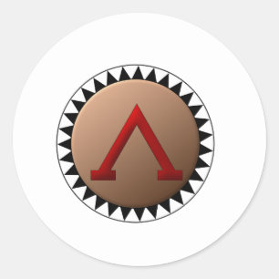 Pegatinas Escudo Espartano