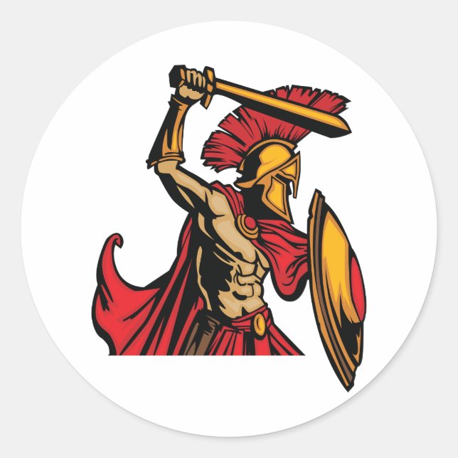 Pegatinas espartanos (Anverso)