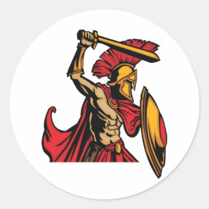 Pegatinas espartanos del guerrero