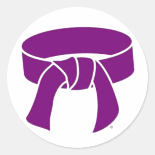 Pegatinas espesos púrpuras de la correa de los