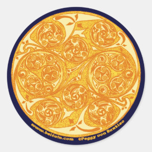Pegatinas espirales célticos del arte, diseño #2