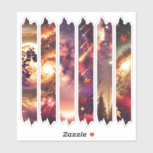 Pegatinas estacionales del Planificador de Cintas  (Hoja)