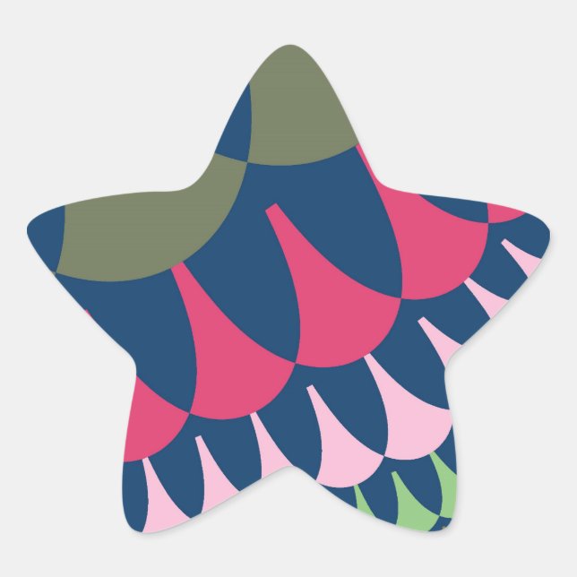 Pegatinas Estelares de Escala Verde Forestal perso (Anverso)