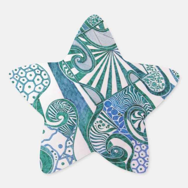 Pegatinas Estrella de paredes celulares (Anverso)