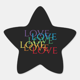 PEGATINAS Estrella de RAINBOW LOVE II