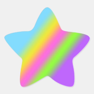 Pegatinas Estrella del Arcoiris