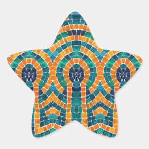 PEGATINAS Estrella MOSAICA DE GOLD ICONS