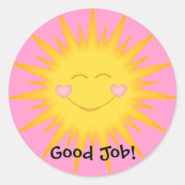 Pegatinas Estudiantiles/Buen Trabajo, Bien Hecho,  (Anverso)