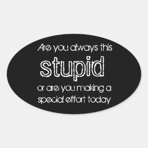 pegatinas estúpidos